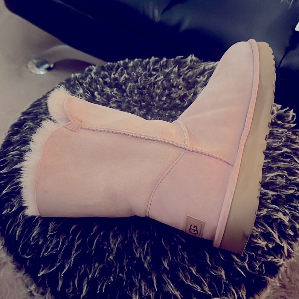 Light Pink Ugg Boots worn one time